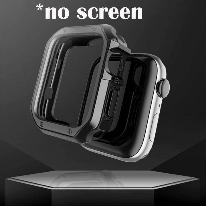 TPU Protective case เคส for Apple Watch 7 6 5 4 3 41MM 45MM Cover Protection Shell เคส หน้าปัดนา