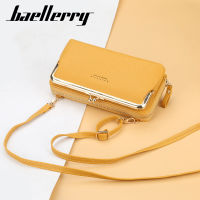 Baellerry Ladies New Litchi Pattern Shoulder Bag Fashion Horizontal Zipper Mobile Phone Bag Korean Style Womens Bags