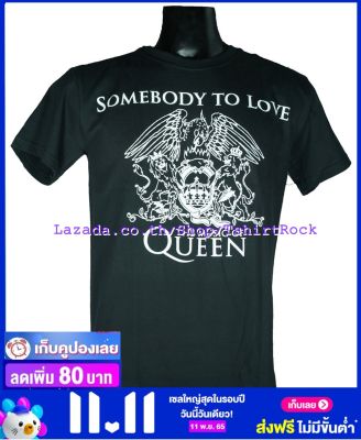 เสื้อวง QUEEN เสื้อยืดวงดนตรีร็อค เมทัล เสื้อร็อค ควีน QUN1502 ส่งจากไทย