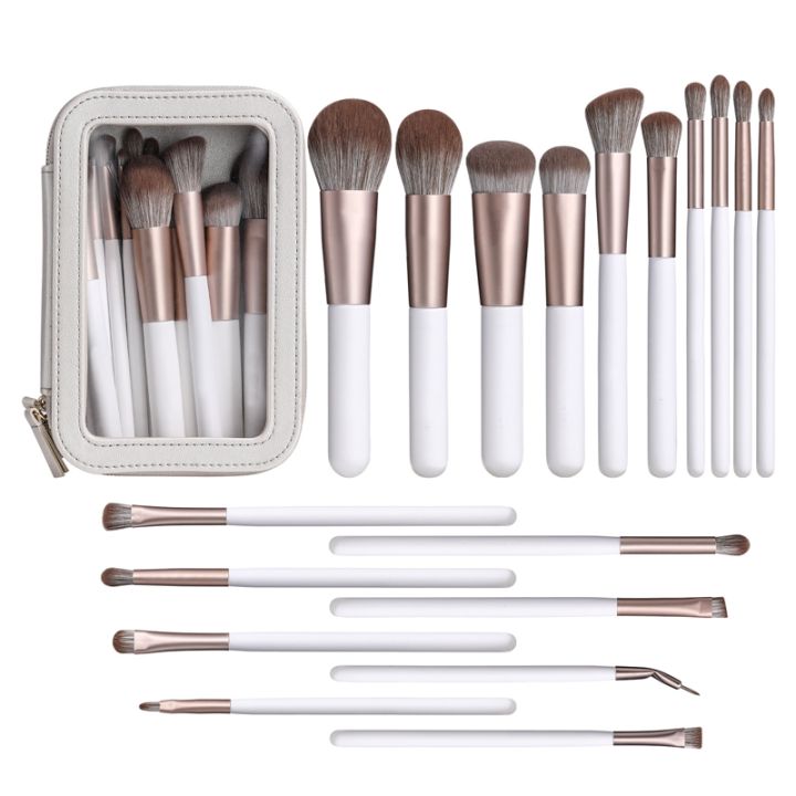18piece-pearlescent-white-makeup-tools-super-soft-hair-makeup-brushes-eyeshadow-brush-set