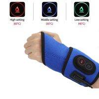 Electric Heating Vibrate Wrist Band With Wormwood Bag Fitness Wrister Joint Care Hand Wrist Protection Heating Bracer Heath Care