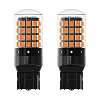 2pcs 7440 7443 Bulb No Error Free 2835 54smd T20 W21W W21/5W LED WY21W LED Bulbs Car Brake Reverse Light Lamp Turn Signal 12v