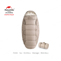 Naturehike Thailand ถุงนอน PS300 Oval Sleeping Bag with cuffs(แบบเดี่ยว)