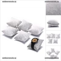 set of 5 grey velvet watch bracelet pillows cushions for ca