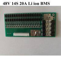 14S 48V 20A BMS สำหรับแพ็คแบตเตอรี่ลิเธียม48V แบตเตอรี่ลิเธียมโมดูลโพลิเมอร์20A BMS สำหรับจักรยานไฟฟ้ามอเตอร์ขนาดเล็กสเก็ตบอร์ดนันทนาการกลางแจ้งชิ้นส่วน