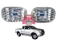 ไฟเลี้ยว ไฟเลี้ยวข้าง ไฟแก้ม เพชร CLEAR CRYSTAL SIDE LIGHT TOYOTA HILUX VIGO และ VIGO CHAMP โตโยต้า ไฮลักซ์ วีโก้ และ วีโก้ แชมป์ 1 คู๋ ซ้ายและขวา