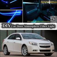 For Chevrolet Malibu interior Ambient Light Tuning Atmosphere Fiber Optic Band Lights Door Panel illumination Not EL light Refit