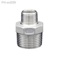 1/8 quot; 1/4 quot; 3/8 quot; 1/2 quot; 3/4 quot; 1 quot; 1-1/4 quot; 1-1/2 quot; BSP Male Thread 316 Stainless Steel Pipe Fitting Reducer Hex Nipple Connector Adapter