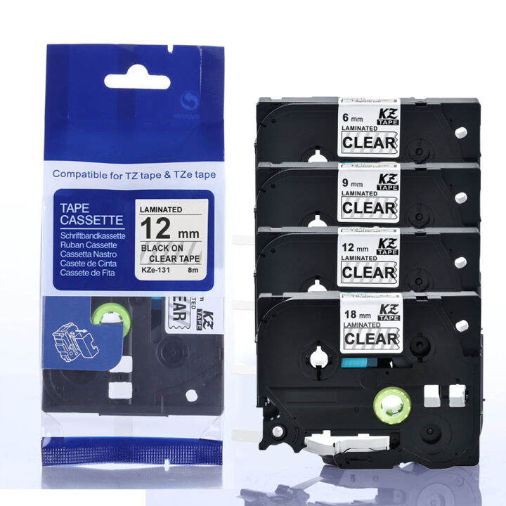 Compatible BROTHER Label Tape Cartridge TZe Series Laminated Stickers