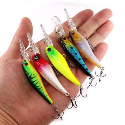 ❁❖◑ 2022 New Umpan Pancing 7cm/8g Minnow Fishing Lure Long Shot Full Water Fishing Lures Hard Baits