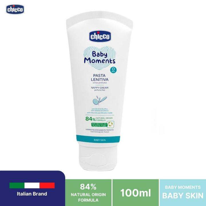 Chicco Baby Moments Baby Skin Nappy Cream 100ml Lazada