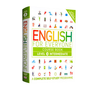 English for everyone course level 3 intermediate English self-study textbook teaching auxiliary Book IELTS TOEFL book