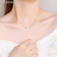 △ 925 Sterling Silver Bird/Dove/Swallow Zircon/Crystal Pendant Necklace For Women Wedding Jewelry Long Necklaces Statement Jewelry