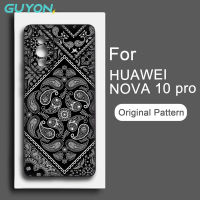 Guyon เคสนิ่มสำหรับ เสค HuaWei Nova 10 Pro Nova 9 SE 8SE 8 Pro 8i ซิลิโคนเหลวลายดอกมะม่วงหิมพานต์กันน้ำ