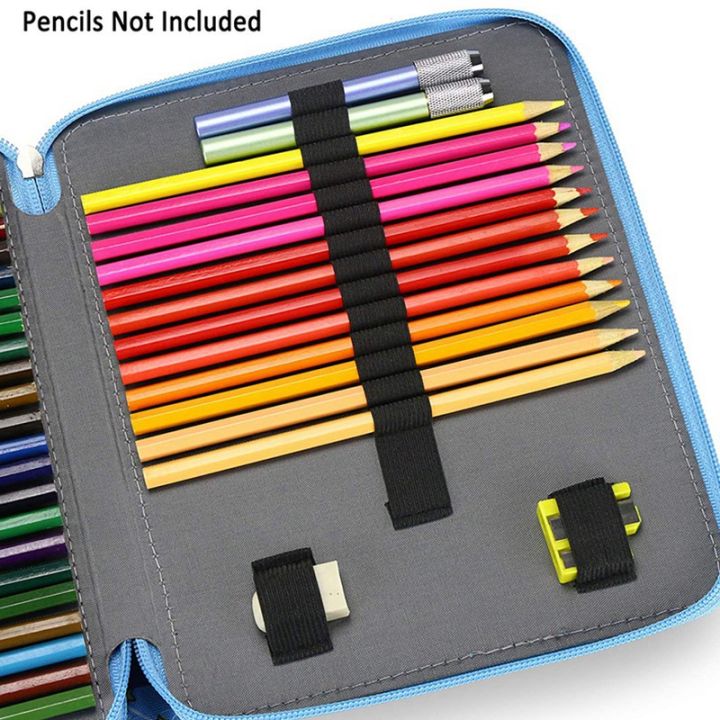 120-slots-colored-pencil-case-oxford-fabric-pen-case-with-compartments-pencil-holder-for-watercolor-pencils