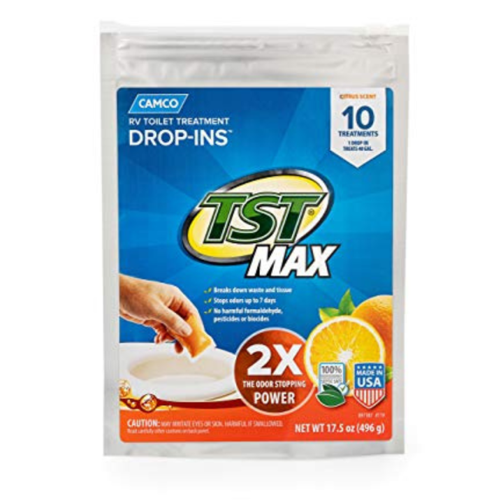 Camco RV Toilet Treatment TST Max Orange Scent 2x Oder Stopping Power