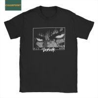 Men Berserk The Black Swordsman Anger Eyes T Shirts Anime Guts 100 Cotton Clothes Tee Shirt Adult Tshirt 100% cotton