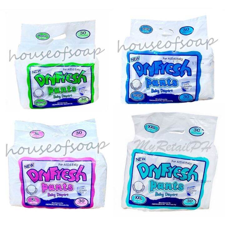 baby DRY FRESH DISPOSABLE DIAPER PANTS TAPE Lazada PH