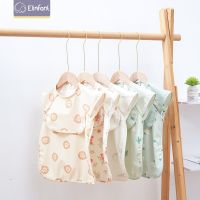 【CC】 Elinfant New Material Sleeveless Baby Bib Eating Print With Feeding