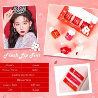 H7062 ลิปทินท์ Fresh Lip Tint ลิปทิ้นท์ ลิปกลอส ลิปสติก ลิปจุ่ม ลิปกลอส ลิปทินท์สีสวยซึมเร็ว ลิป ลิปพกพาง่าย ลิปขวดนมสุดน่ารัก 3 แท่ง