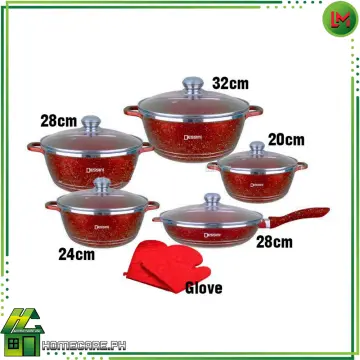 13pcs Colored Cookware Set Purple DM