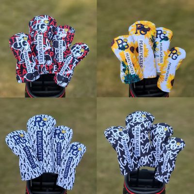 PG Golf Club #1 #3 #5 Wood Headcovers Driver Fairway Woods cover PU Leather Head Covers Set Protector Golf Accessories