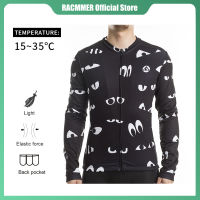 Racmmer 2021 Cycling Jersey Long Sleeve Mens Mtb Cycling Clothing Bicycle Ropa Maillot Ciclismo Breathable Bike Jersey Sportwear