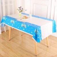 Theme Plastic Tablecloth Kids Girl Birthday Party Supplies Table cover Baby Shower Decorations Set