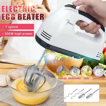 Electric Egg Beater Automatic Hand Mixer Blender 7 Gear Baking