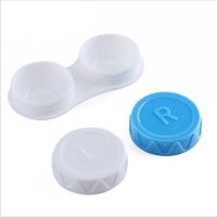 10PCS Contact Lenses Case L R Mini ColoredContact Lens Box for Colored Eyes Travel Eyewear Accessories Kit Holder Lens Container