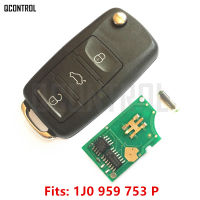 QCONTROL 433MHz Car Remote Key DIY for SKODA OctaviaSuperbFabia 1J0959753P5FA009259-55 HLO 1J0 959 753 P