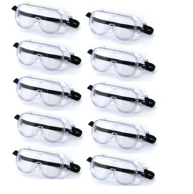 10ชิ้น 3M 1621 แว่นนิรภัย (แว่นเซฟตี้) ครอบตานิรภัย 3M Safety Goggles for Splash