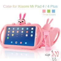 Kids Silicon Tablet Case for Xiaomi Mi Pad 4 plus 10.1 Soft Cute Cartoon Cover for Xiaomi Mipad 4 Case Mi Pad4 8 inch Coque Capa