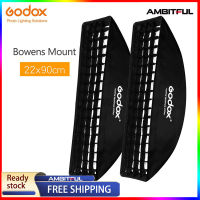 2 ชิ้น GODOX 22X90 เซนติเมตร 9 X 35 Bowens เมารังผึ้งตารางแถบ S oftbox สำหรับภาพ S Trobe สตูดิโอแฟลช