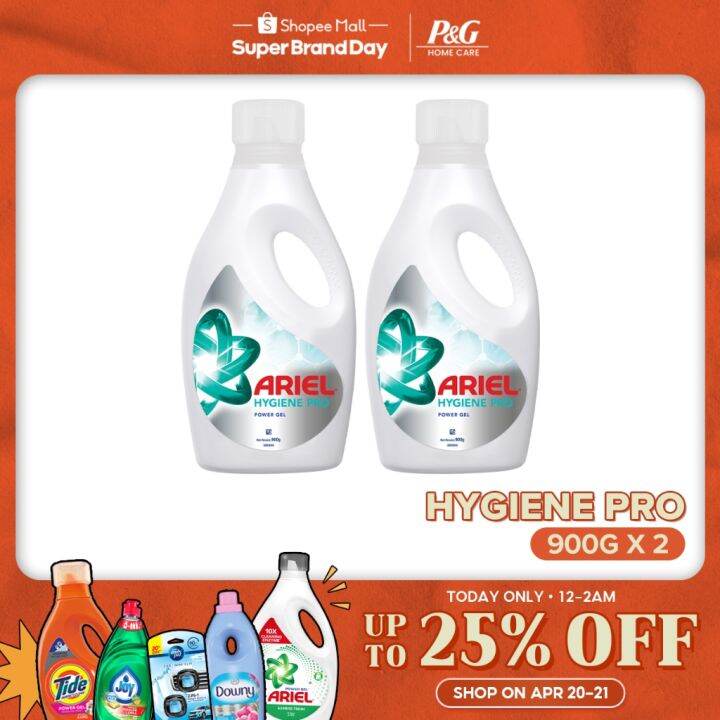 Ariel Liquid Detergent Hygiene Pro 900mL x 2 Lazada PH