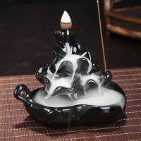 MINI น้ำตกธูป Burner ผู้ถือธูปธูป Burner Home Office Teahouse Creative Decor Backflow พระพุทธรูป Censer Backflow-Chuieri