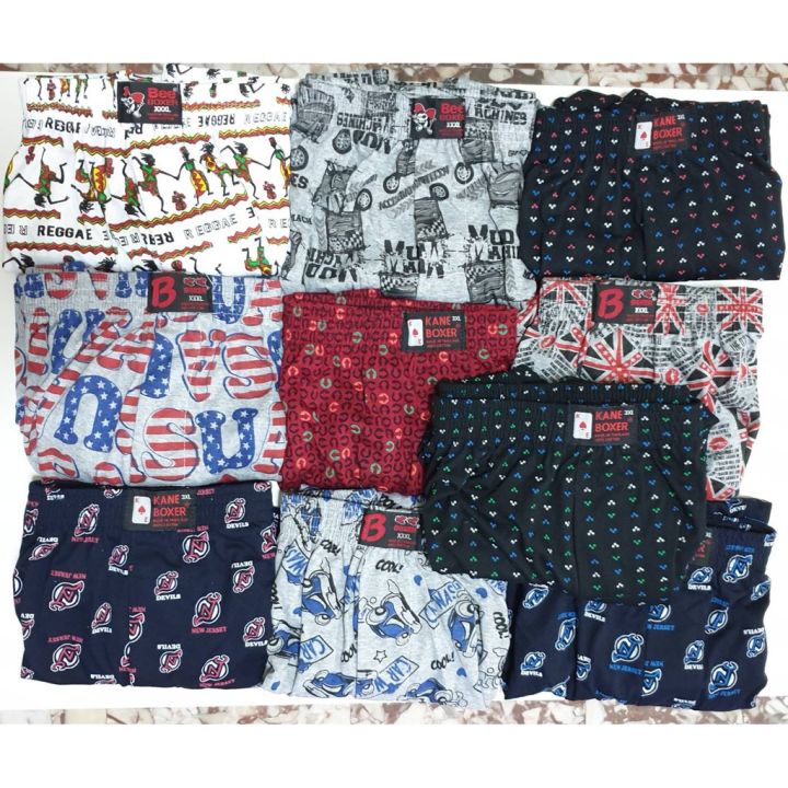 miinshop-เสื้อผู้ชาย-เสื้อผ้าผู้ชายเท่ๆ-boxer-xxxl-บ๊อกเซอร์คละลาย-สำหรับคนอ้วน-ผ้าเนื้อดี-เสื้อผู้ชายสไตร์เกาหลี