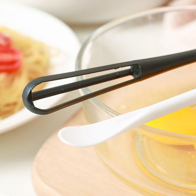 ♨ Mini Plastic Multi-Function Egg Whisk Space Saving Egg Beater Home Kitchen Seasoning Stirring Stick Household Cuisine Gadget