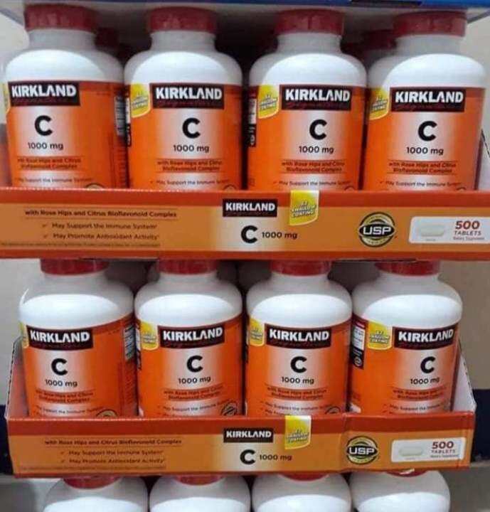 Kirkland Vitamin C 1000mg 500Tablets Authentic US Costco Expiry 2023