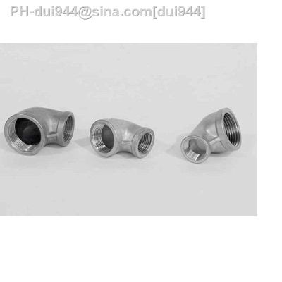 1pc 304 Stainless Steel 1/2 quot; BSP Female x 3/4 quot; BSP Female 90 Degree Elbow Reducer Pipe Fitting Connector For Water Oil Air
