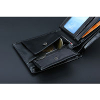 Men Leather Wallet Coin Bag Zipper Wallet Id Credit Card Holder Purse Pockets Perse Card Holder Man