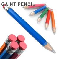 FLAREOU ดินสอไม้แบบแปลกใหม่ไส้ดินสอกดอุปกรณ์ตกแต่งเพื่อการแสดงยักษ์เครื่องเขียนสำหรับโรงเรียน