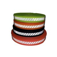 1.5CM Reflective Fluorescent Reflective Webbing For Clothing Luggage Aarment Accessories High Warning Twill Reflective Strip Safety Cones Tape