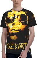 Vybz Kartel Pon Di Gaza T-Shirt Mans 3D Print Summer Casual Comfort Round Neckline Short Sleeve Tops