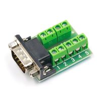 HVJ-Db9 Male Female Adapter Signals Terminal Module Rs232 Serial To Terminal Db9 Connector