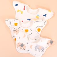 Baby Girl Boy Feeding Drool Bibs Waterproof Apron Saliva Towel 360 Degree Rotation Bandanas Burp Cloths Cotton Stuff for Newborn Aprons