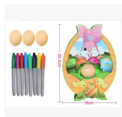 [COD] Cross-border Easter Painted Egg Machine Decoration Set Eggs Happy Activity Game