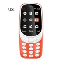 WLLW ปลดล็อค Nokia 3310ซิม Gsm เดี่ยว2.8 "2Mp 360P Single-Core โทรศัพท์มือถือ Nokia 3310มาตรฐานจริง128Mb