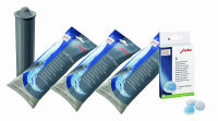 No Jura Water Filters Claris Smart + Cleaning Tablets Value Combo - 3 Filters + 6 Cleaning Tablets