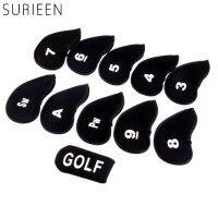 11ชิ้นเซ็ต Neoprene กอล์ฟคลับหัวเหล็กครอบคลุม Headcovers ปกป้องชุดที่มีตัวเลขสำหรับทุกยี่ห้อและขนาดเหล็กกอล์ฟคลับหัว